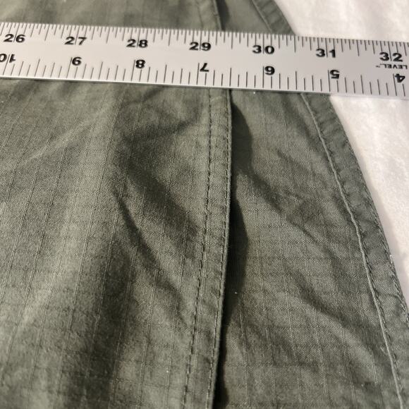 5.11 Tactical Mens Button Up Shirt Sz XL Green Pip Stop Military Short Sleeve - Picture 9 of 9